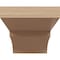 Ekena Millwork 9"W x 18"D x 9"H Wide Monterey Rough Cedar Woodgrain TimberThane Corbel, Primed Tan CORUR09X18X09MONRCPR - alternate 5